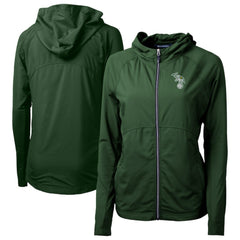 Athletics Cutter & Buck Women's Adapt Eco Knit Hybrid Recycled Full-Zip Hoodie Clearance