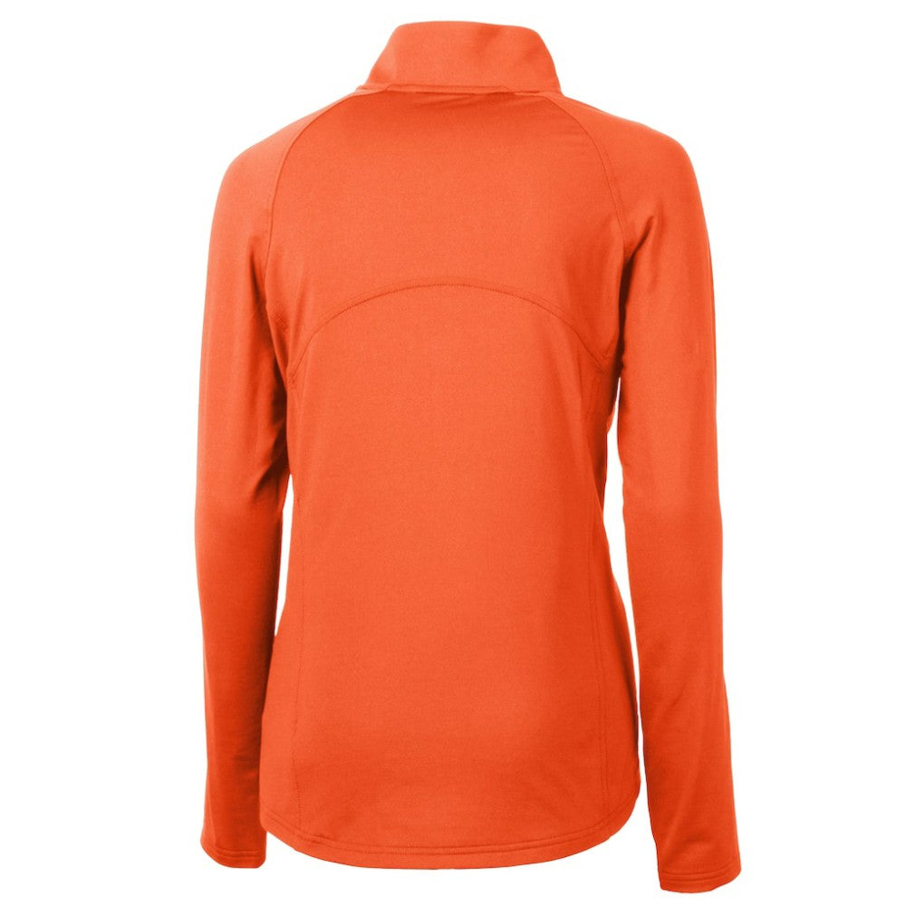 Baltimore Orioles Cutter & Buck Women's  DryTec Adapt Eco Knit Stretch Recycled Raglan Half-Zip Top Sale