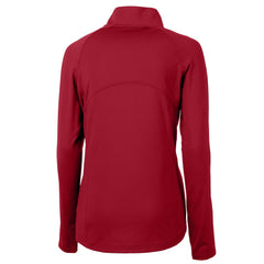Cleveland Guardians Cutter & Buck Women's  DryTec Adapt Eco Knit Stretch Recycled Raglan Half-Zip Top Clearance