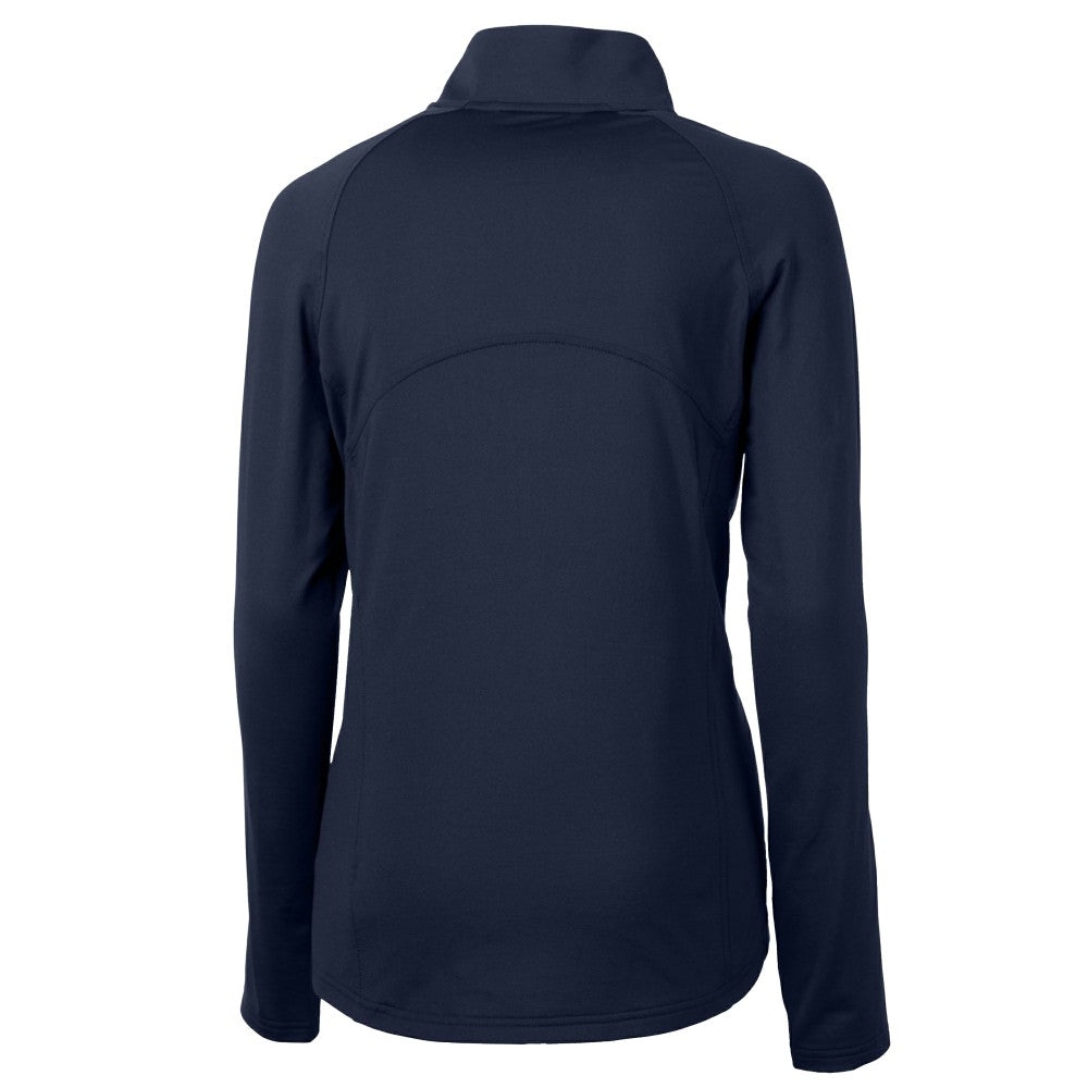 Cleveland Guardians Cutter & Buck Women's  DryTec Adapt Eco Knit Stretch Recycled Raglan Half-Zip Top discount