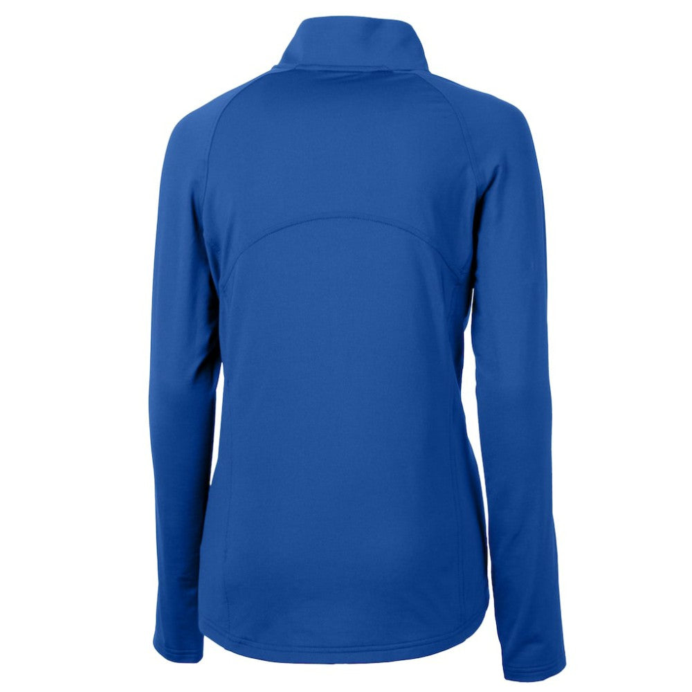Los Angeles Dodgers Cutter & Buck Women's  DryTec Adapt Eco Knit Stretch Recycled Raglan Half-Zip Top Online