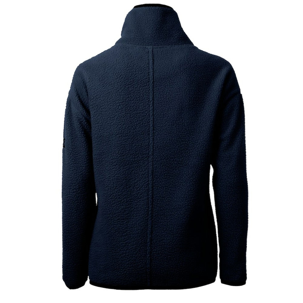 Chicago Cubs Cutter & Buck Women's Cooperstown Collection Cascade Eco Sherpa Fleece Half-Zip Pullover Jacket for sale