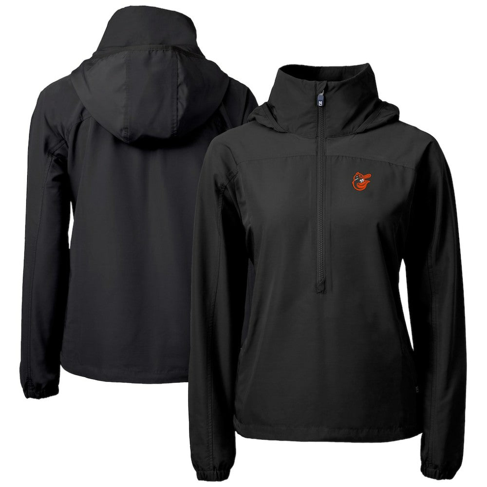 Baltimore Orioles Cutter & Buck Women's  Charter Eco Recycled Half-Zip Anorak Jacket discount
