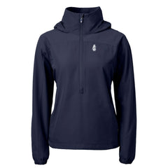Chicago Cubs Cutter & Buck Women's Cooperstown Collection Charter Eco Recycled Half-Zip Anorak Jacket discount