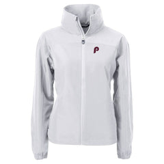 Philadelphia Phillies Cutter & Buck Women's Cooperstown Collection Charter Eco Recycled Full-Zip Jacket Near Me