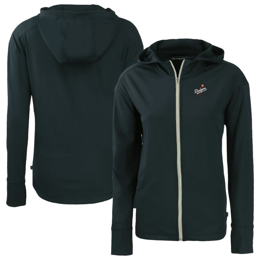Los Angeles Dodgers Cutter & Buck Women's  Daybreak Eco Recycled Full-Zip Hoodie Jacket Clearance
