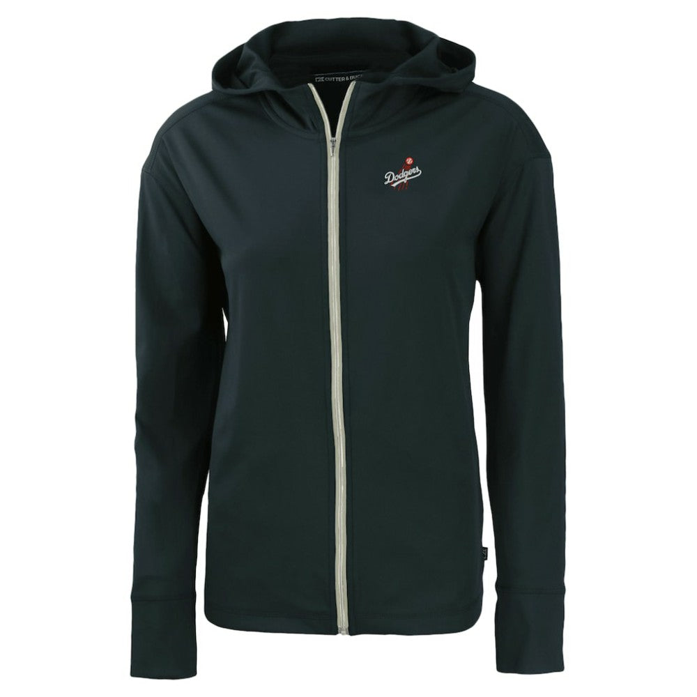 Los Angeles Dodgers Cutter & Buck Women's  Daybreak Eco Recycled Full-Zip Hoodie Jacket Clearance