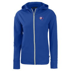 Texas Rangers Cutter & Buck Women's Cooperstown Collection Daybreak Eco Recycled Full-Zip Hoodie Jacket discount