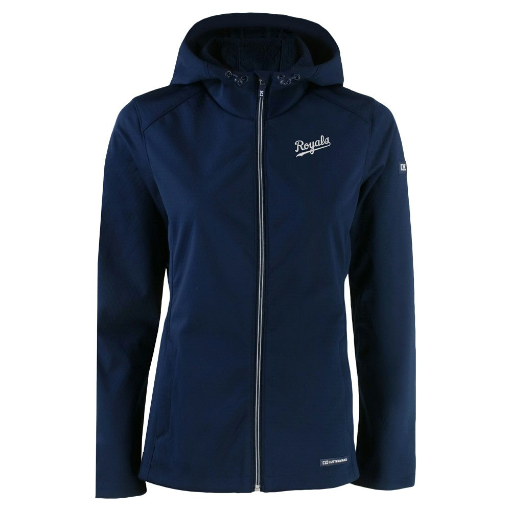 Kansas City Royals Cutter & Buck Women's Evoke Eco Softshell Recycled Full-Zip Jacket Online