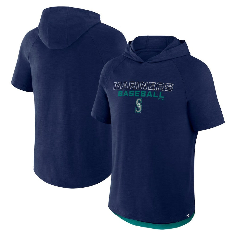 Seattle Mariners Fanatics Clubhouse Optimal Play Raglan Hoodie T-Shirt Online