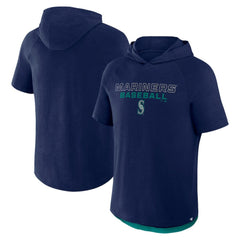 Seattle Mariners Fanatics Clubhouse Optimal Play Raglan Hoodie T-Shirt Online