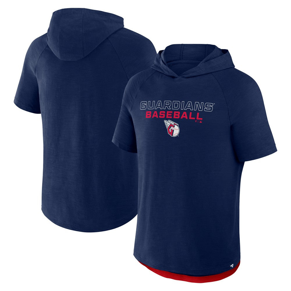 Cleveland Guardians Fanatics Clubhouse Optimal Play Raglan Hoodie T-Shirt Clearance