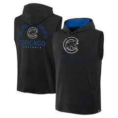Chicago Cubs Fanatics Fire Speed Sleeveless Pullover Hoodie Clearance