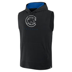 Chicago Cubs Fanatics Fire Speed Sleeveless Pullover Hoodie Clearance
