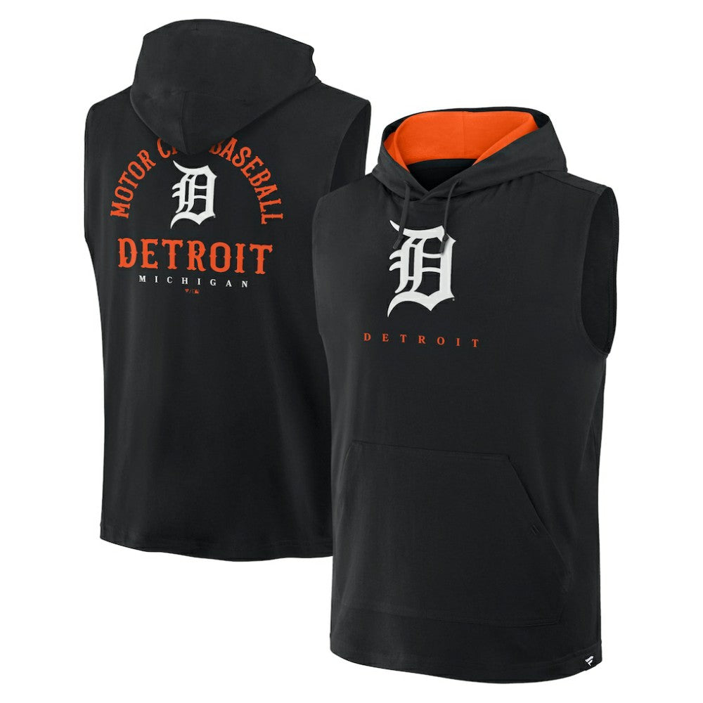 Detroit Tigers Fanatics Fire Speed Sleeveless Pullover Hoodie Near Me