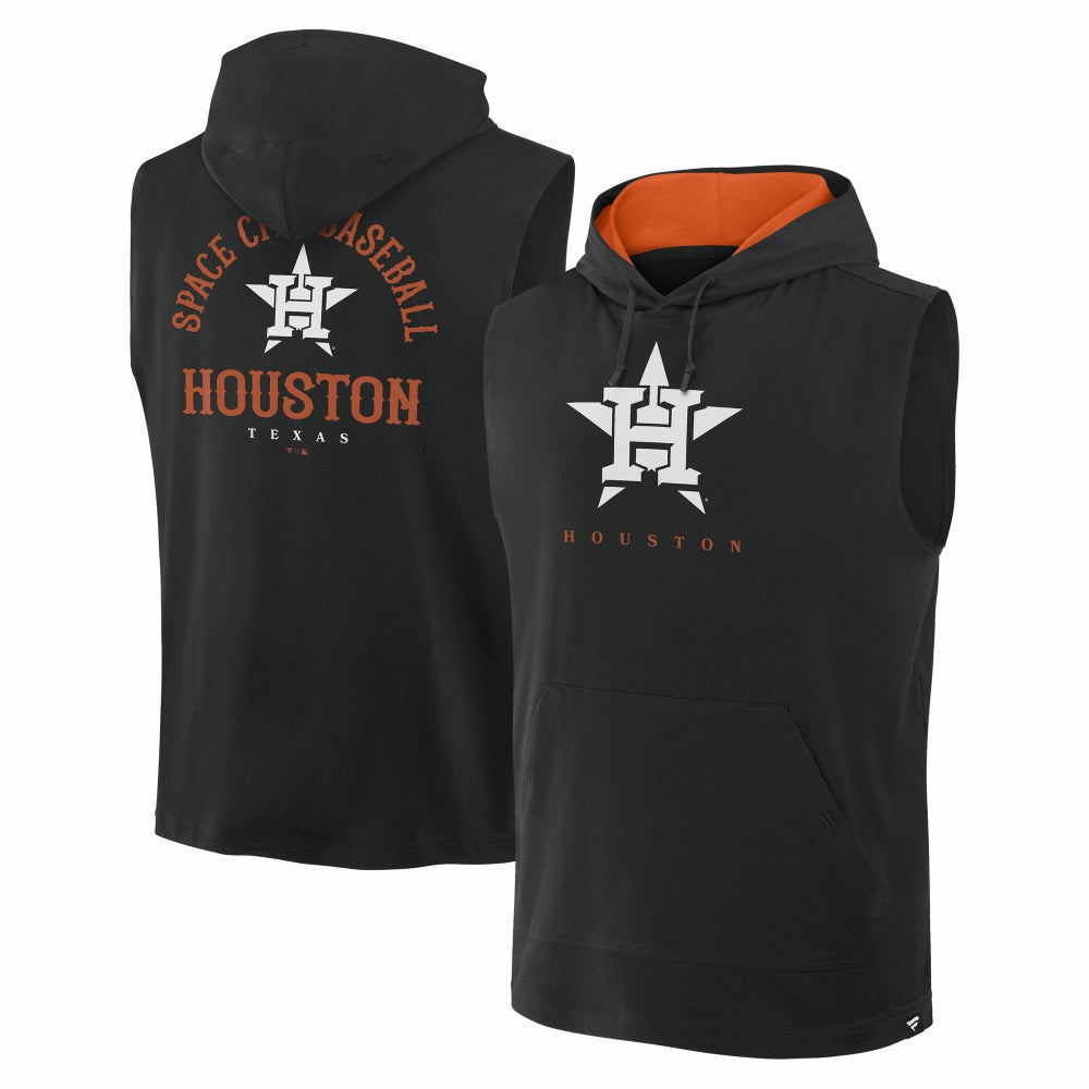 Houston Astros Fanatics Fire Speed Sleeveless Pullover Hoodie discount