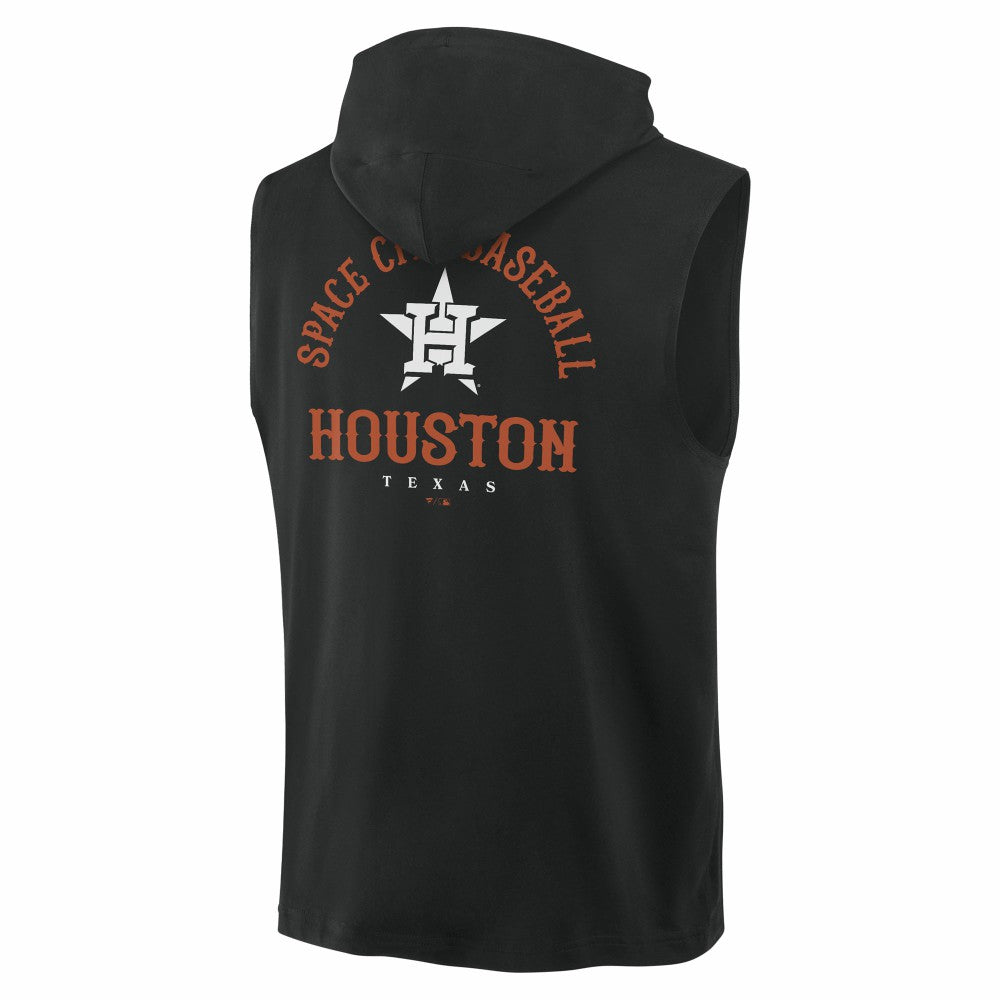 Houston Astros Fanatics Fire Speed Sleeveless Pullover Hoodie discount