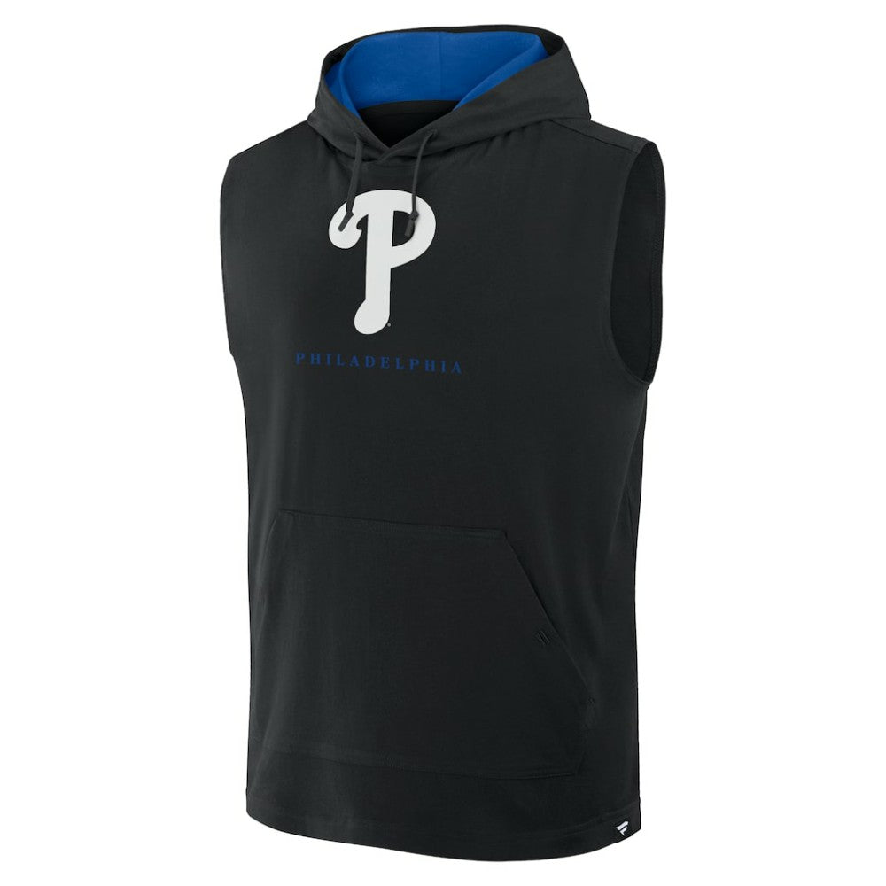 Philadelphia Phillies Fanatics Fire Speed Sleeveless Pullover Hoodie Lifestyle