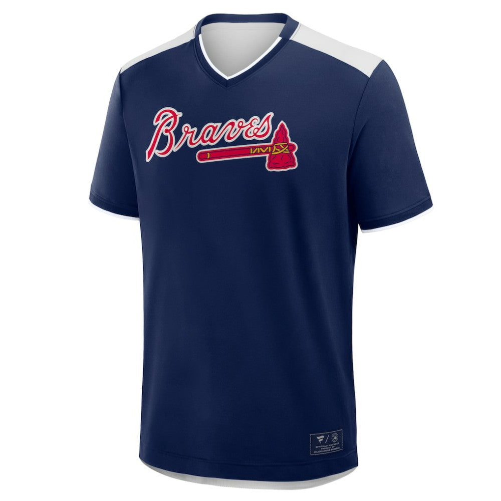Atlanta Braves Fanatics Walk Off V-Neck T-Shirt On Sale