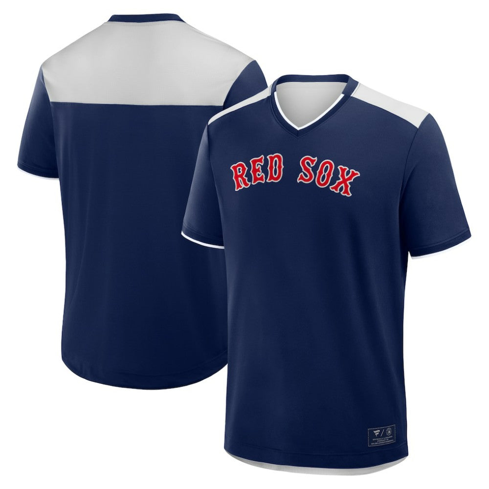 Boston Red Sox Fanatics Walk Off V-Neck T-Shirt Clearance