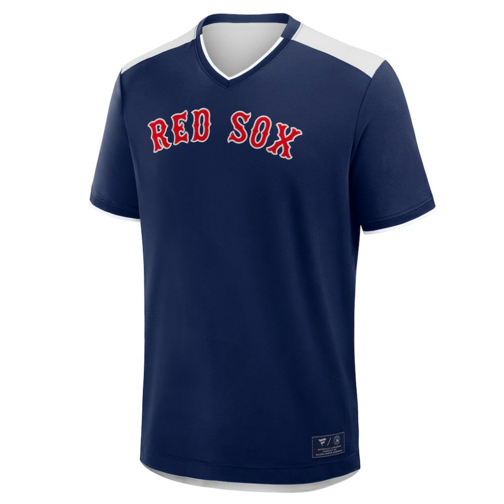 Boston Red Sox Fanatics Walk Off V-Neck T-Shirt Clearance