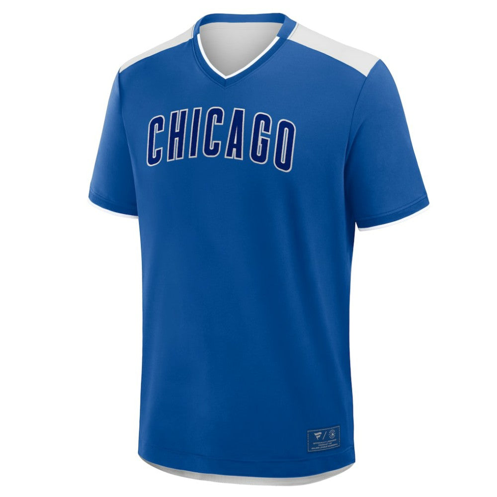 Chicago Cubs Fanatics Walk Off V-Neck T-Shirt discount
