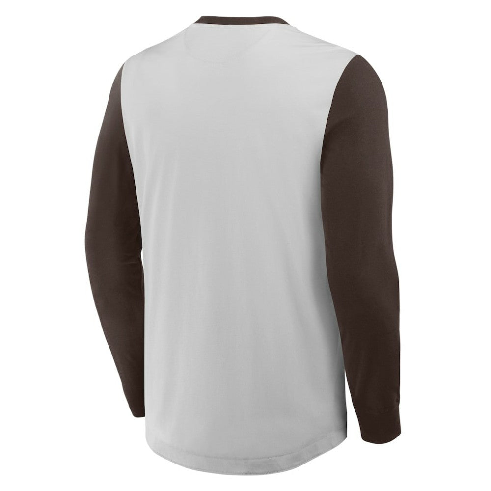 San Diego Padres Fanatics Clubhouse Long Sleeve Henley Shirt Near Me