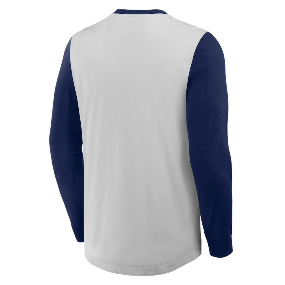 Atlanta Braves Fanatics Clubhouse Long Sleeve Henley Shirt On Sale
