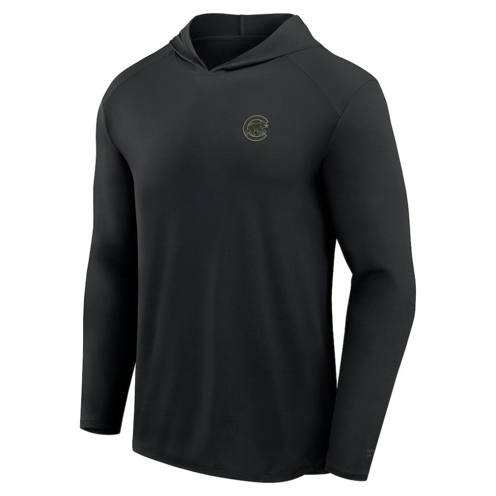 Chicago Cubs Fanatics Front Office Power Mono Long Sleeve Hoodie T-Shirt Sale