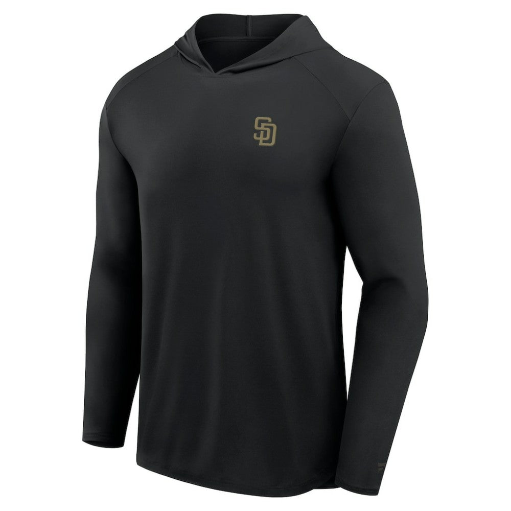 San Diego Padres Fanatics Front Office Power Mono Long Sleeve Hoodie T-Shirt discount