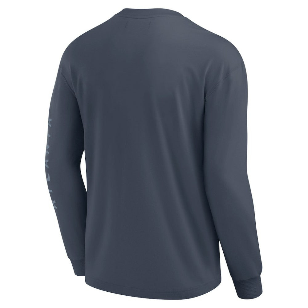 Atlanta Braves Fanatics Elements Future Ground Tonal Info Long Sleeve T-Shirt Clearance