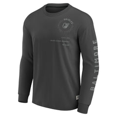 Baltimore Orioles Fanatics Elements Future Ground Tonal Info Long Sleeve T-Shirt for sale