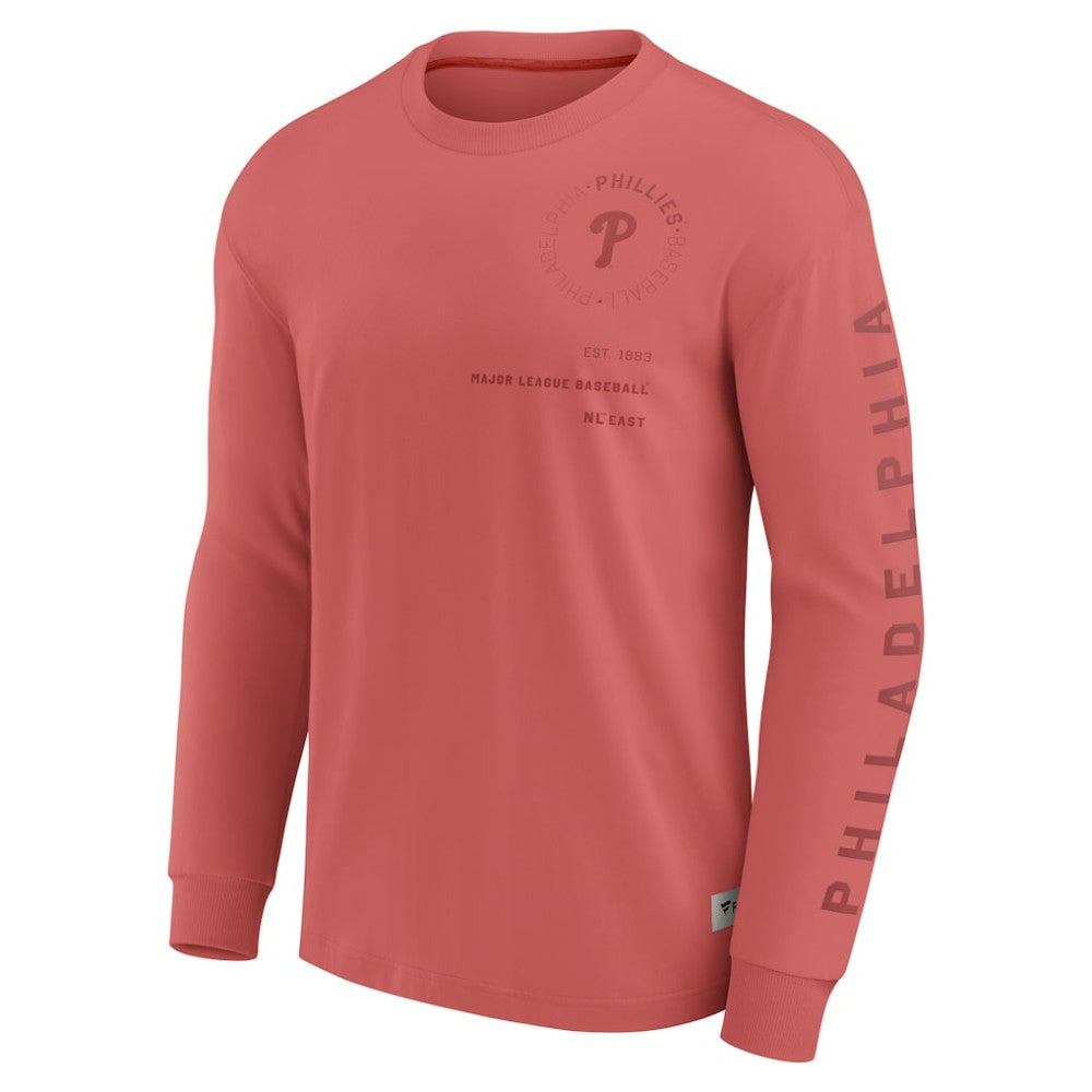 Philadelphia Phillies Fanatics Elements Future Ground Tonal Info Long Sleeve T-Shirt Sale