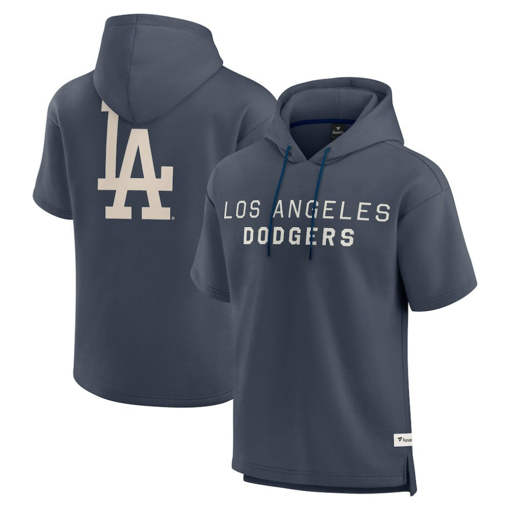 Los Angeles Dodgers Fanatics Elements Future Ground Lettering Short Sleeve Pullover Hoodie Near Me