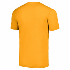 Reggie White Green Bay Packers Homage Unisex Caricature Retired Player Tri-Blend T-Shirt Gold - NFL