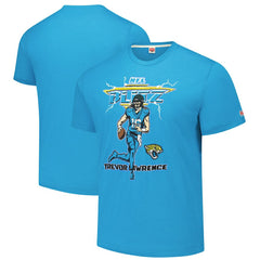 Trevor Lawrence Jacksonville Jaguars Homage Unisex NFL Blitz Player Tri-Blend T-Shirt Teal - NFL