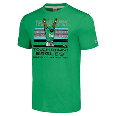 Randall Cunningham Philadelphia Eagles Homage Unisex Tecmo Bowl Retired Player Graphic Tri-Blend T-Shirt Kelly Green - NFL