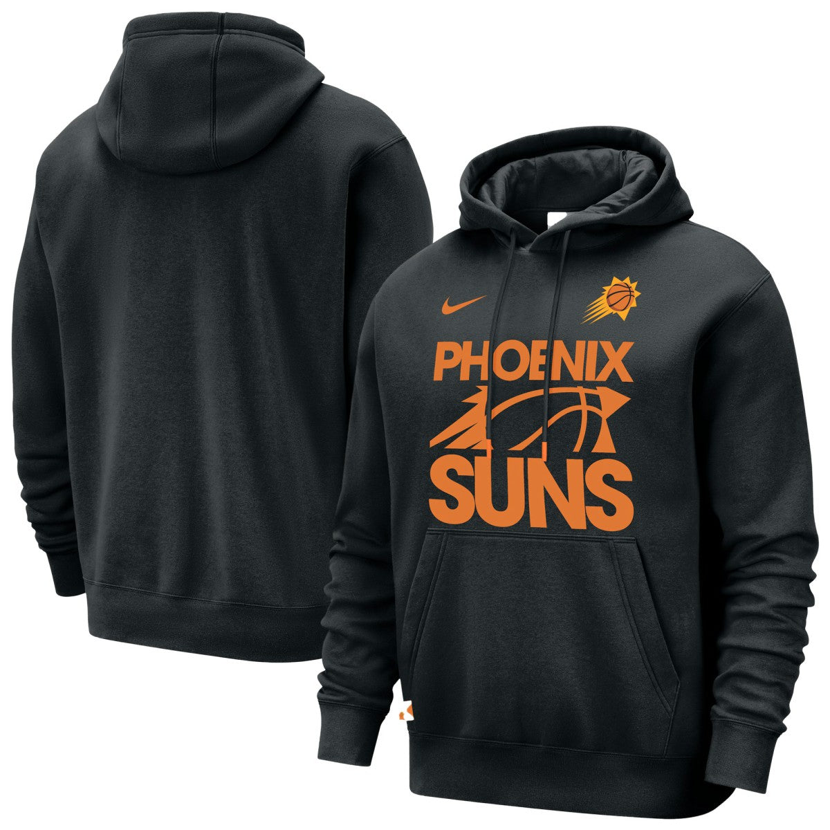 Nike - Phoenix Suns Courtside Club Pullover Hoodie - Black