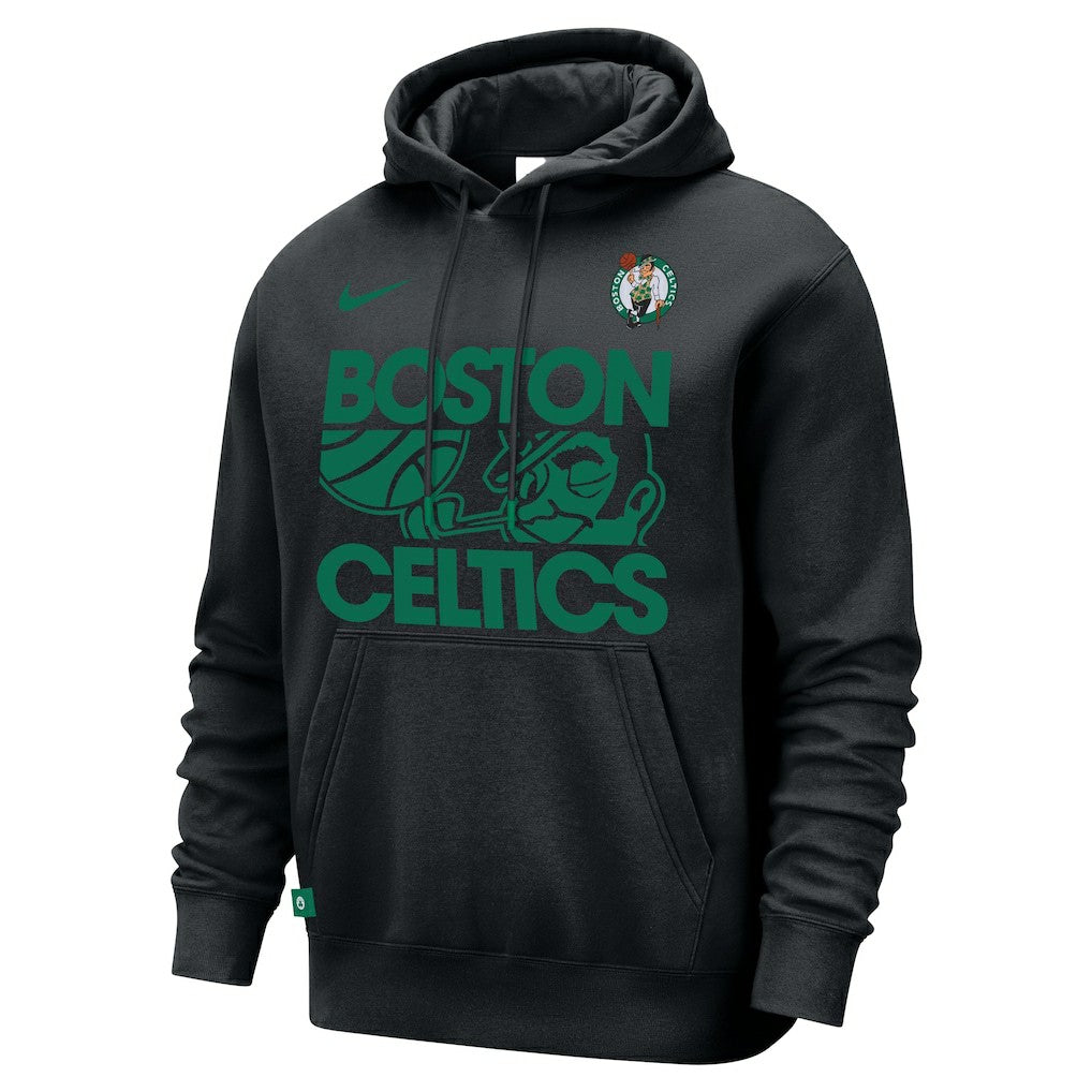 Nike - Boston Celtics Courtside Club Pullover Hoodie - Black