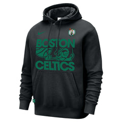Nike - Boston Celtics Courtside Club Pullover Hoodie - Black