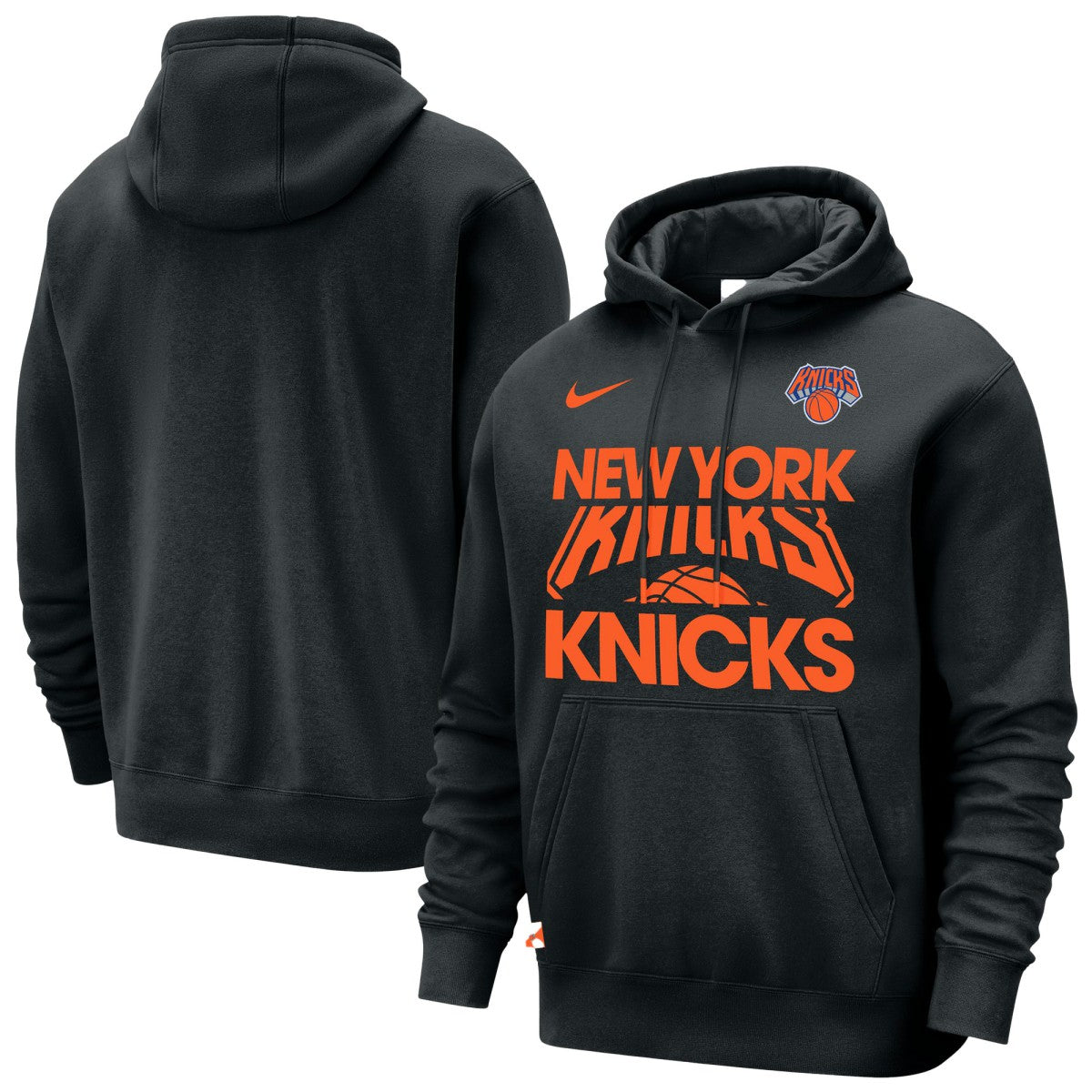 Nike - New York Knicks Courtside Club Pullover Hoodie - Black