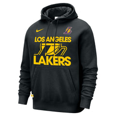 Nike - Los Angeles Lakers Courtside Club Pullover Hoodie - Black