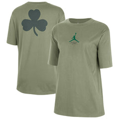 NBA - Boston Celtics Jordan Brand Women's Courtside Statement Edition Boyfriend T-Shirt - Green