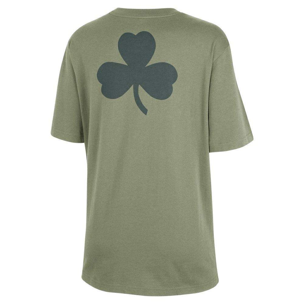 NBA - Boston Celtics Jordan Brand Women's Courtside Statement Edition Boyfriend T-Shirt - Green