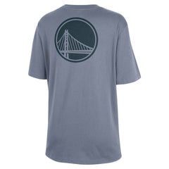 NBA - Golden State Warriors Jordan Brand Women's Courtside Statement Edition Boyfriend T-Shirt - Ash