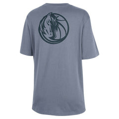 NBA - Dallas Mavericks Jordan Brand Women's Courtside Statement Edition Boyfriend T-Shirt - Ash