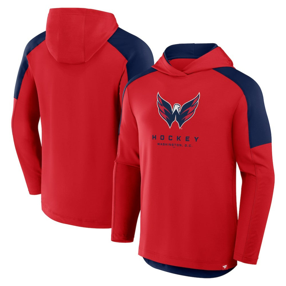 Washington Capitals Fanatics Meta Game Transitional Pullover Hoodie Red