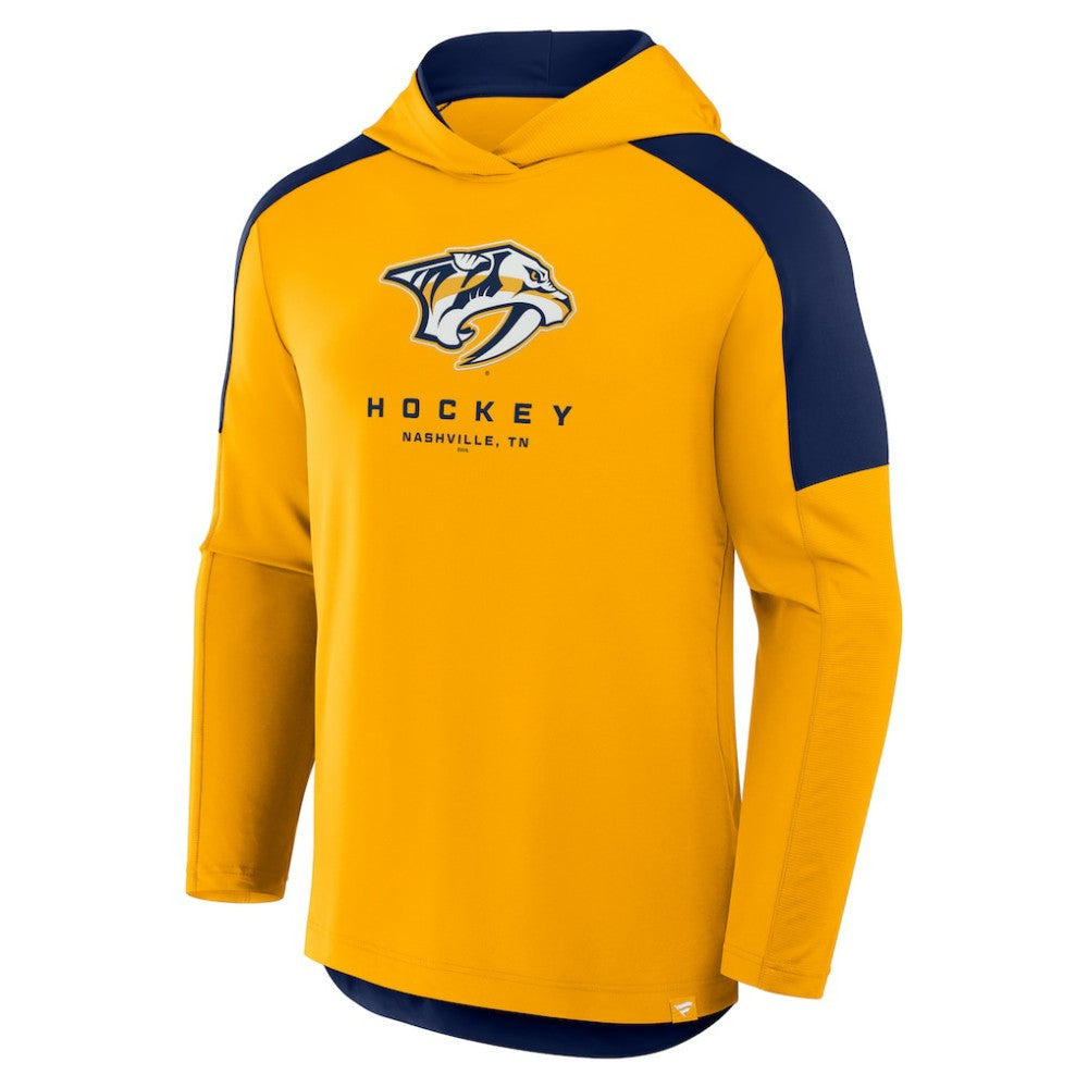 Nashville Predators - Fanatics Meta Game Transitional Pullover Hoodie Gold