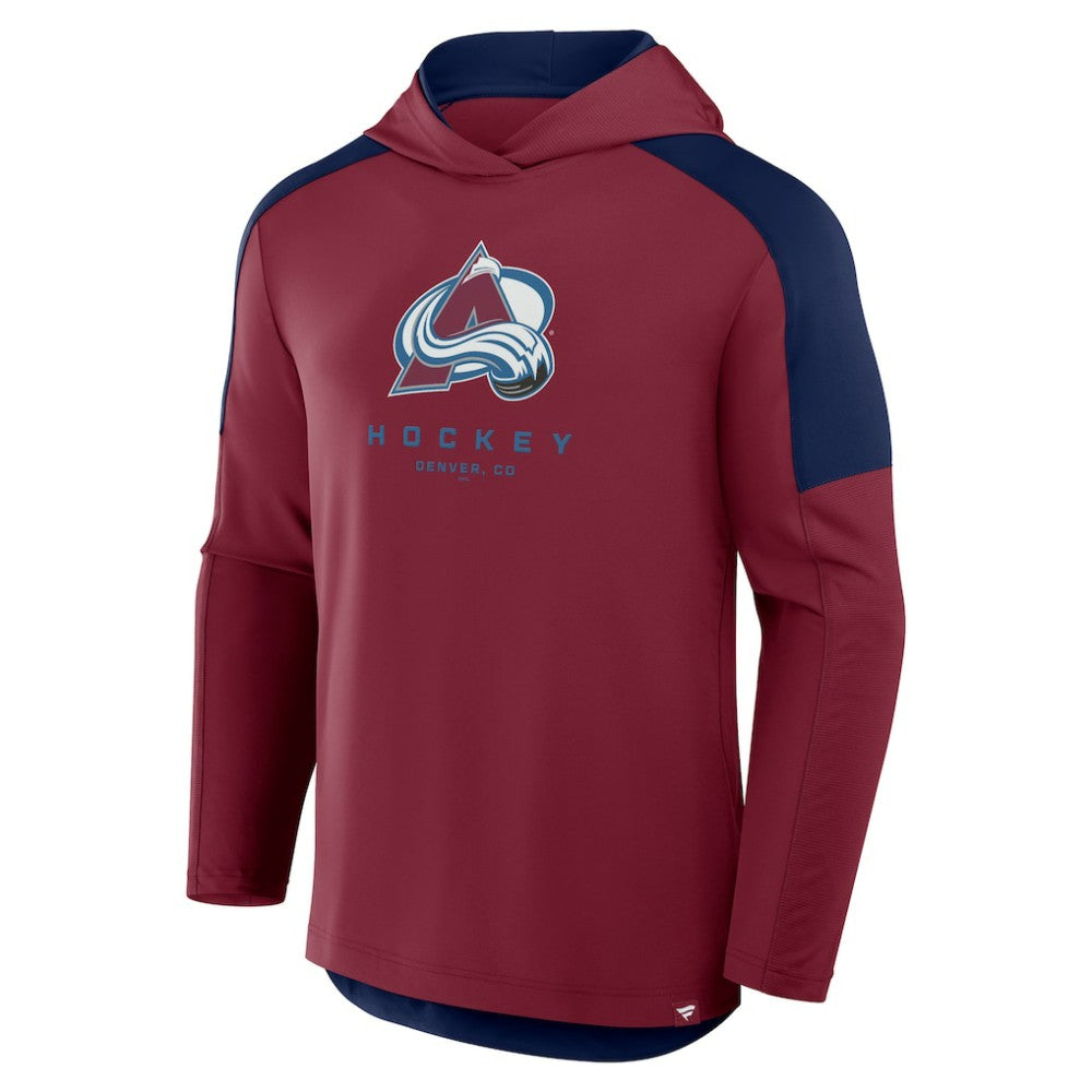 Colorado Avalanche - Fanatics Meta Game Transitional Pullover Hoodie Burgundy