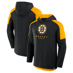 Boston Bruins Fanatics Meta Game Transitional Pullover Hoodie Black